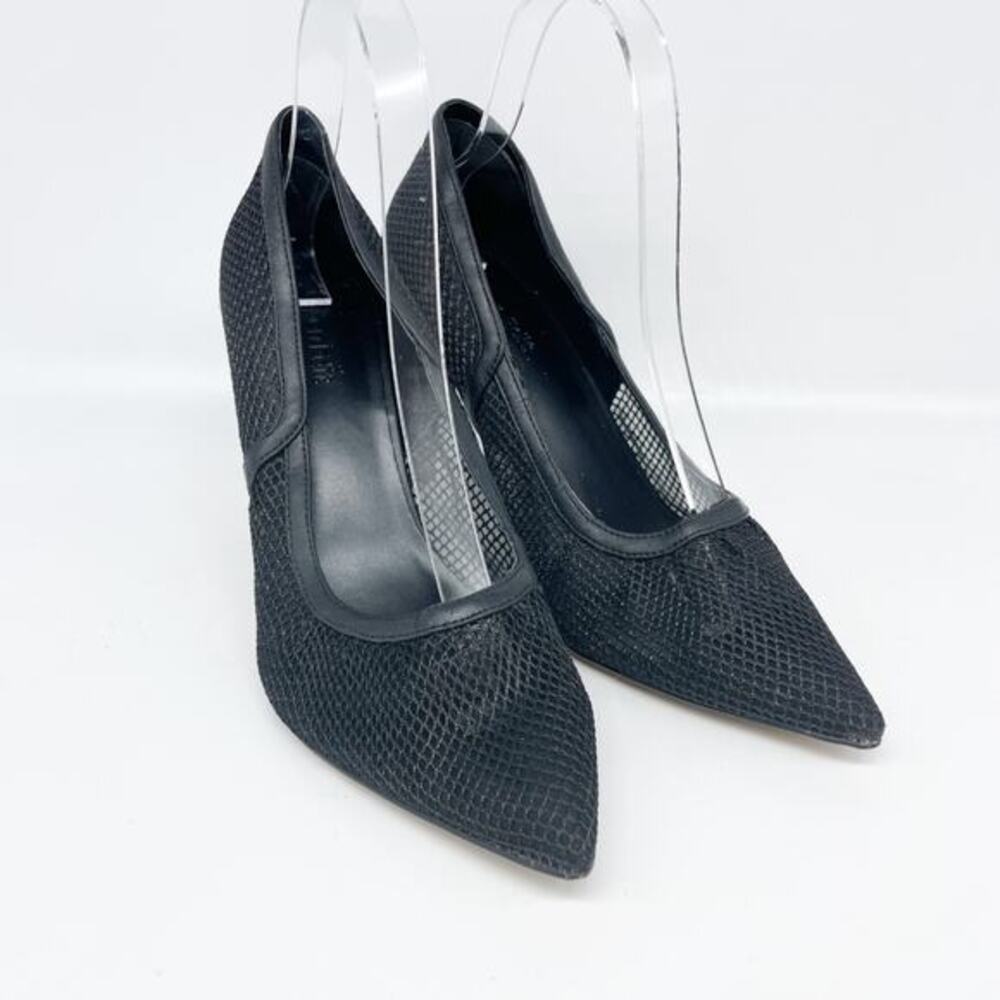 Open Edit Women's Daria Black Mesh Pumps Heels Shoes Size 8 M